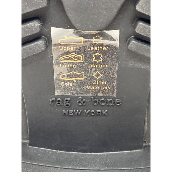 Rag & Bone Womens 5.5 Shiloh Hiker Boots Leather Lace Up Ankle Booties EU36 - Picture 11 of 11